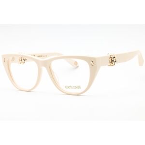 Roberto Cavalli VRC045 Eyeglasses Cream Plastic Cat-Eye